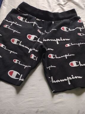 2 Pairs KChampion Kids Shorts Tag Detail in Black and White